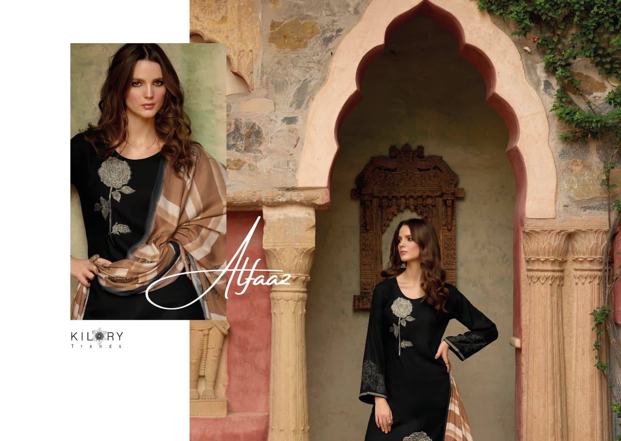 Alfaaz Kilory Pashmina Suits Wholesale Price