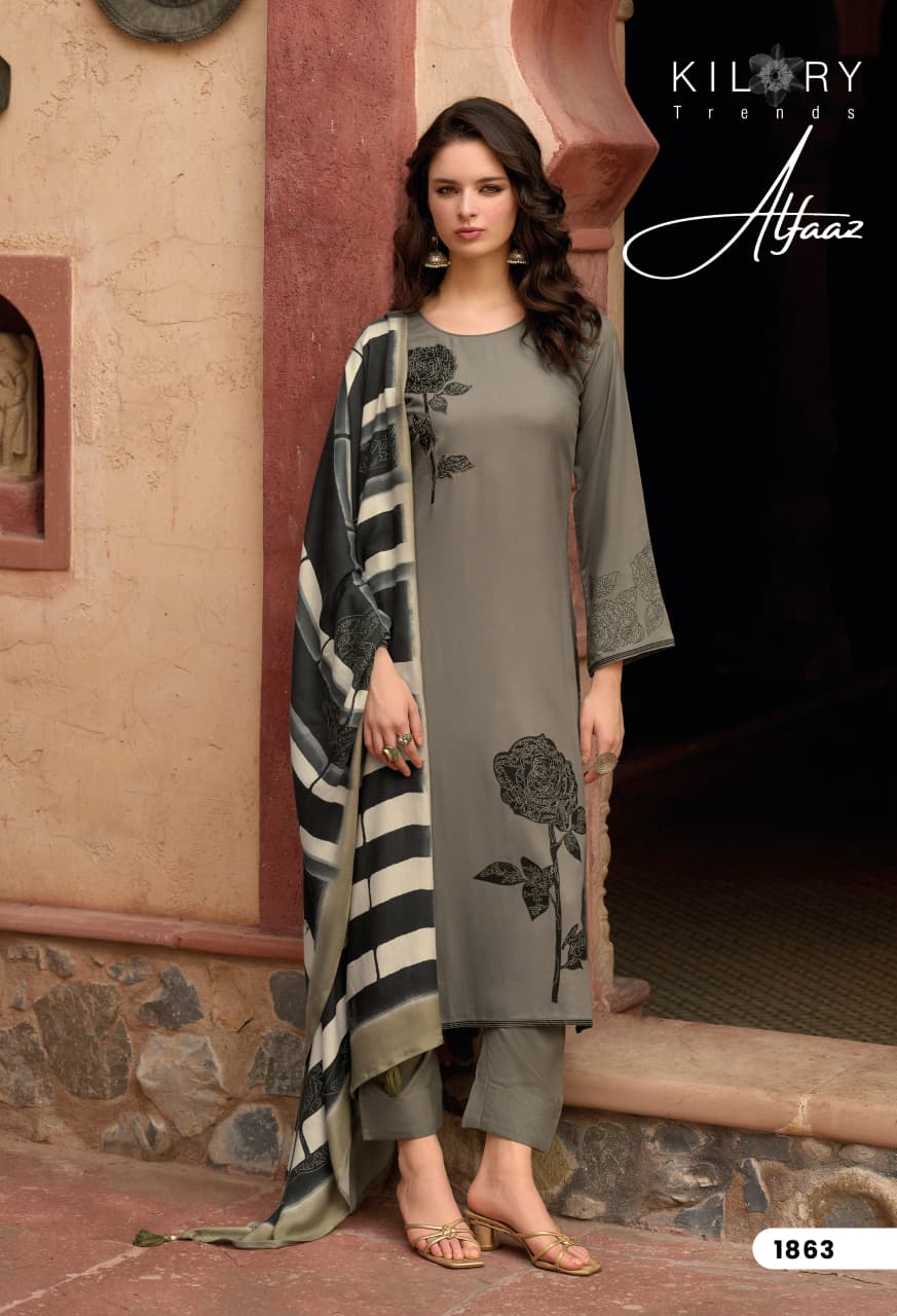 Alfaaz Kilory Pashmina Suits Wholesale Price
