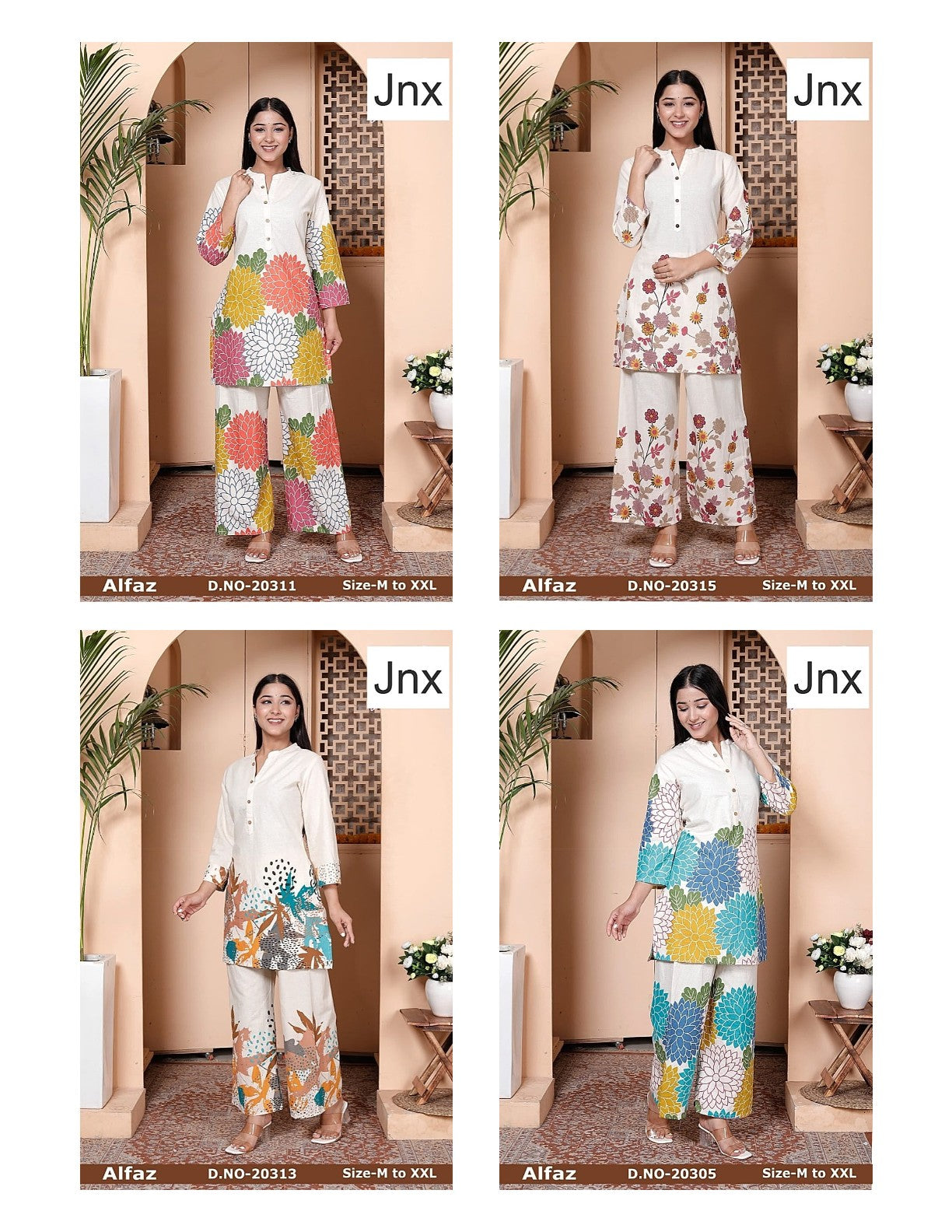 Alfaz Jnx Cotton Co Ord Set Wholesale