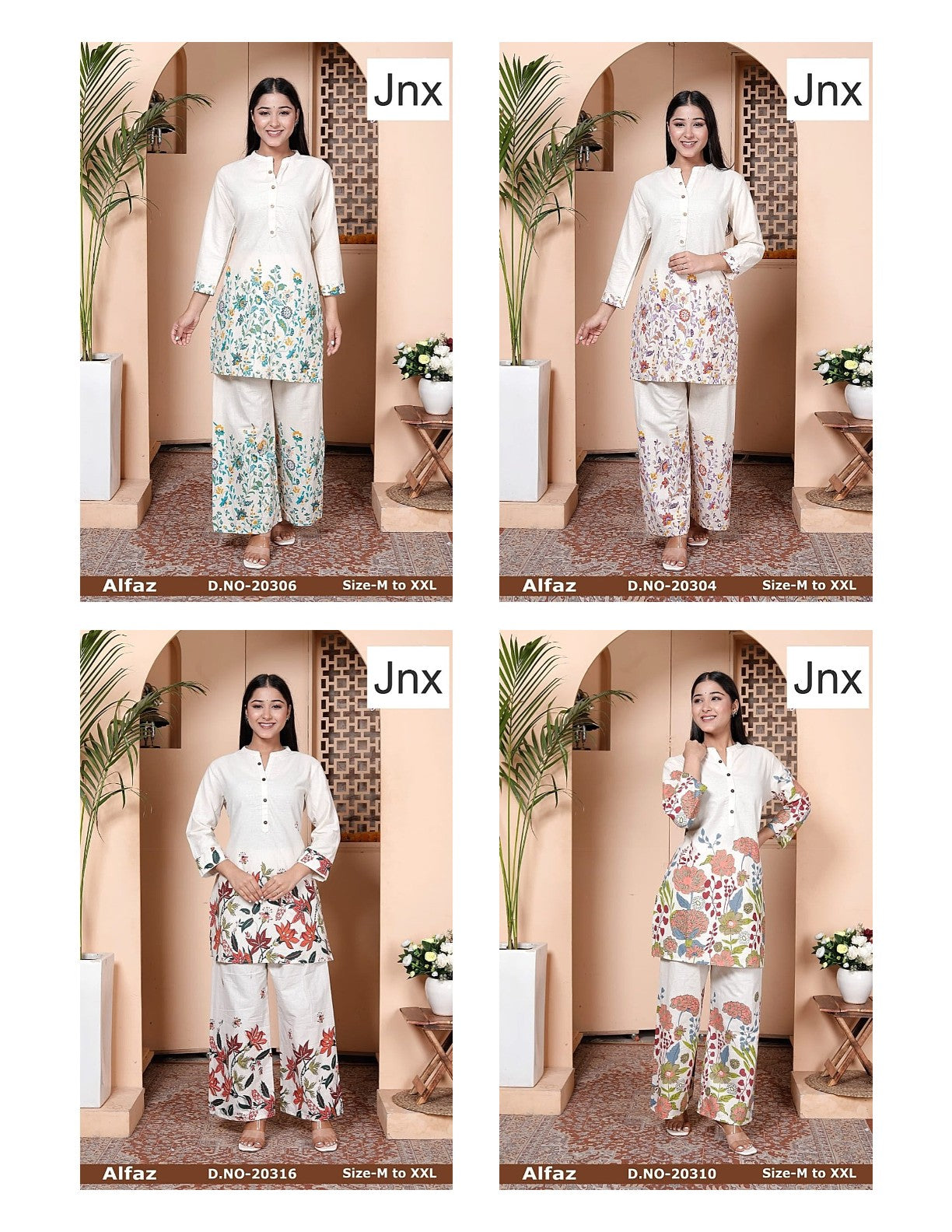 Alfaz Jnx Cotton Co Ord Set Wholesale