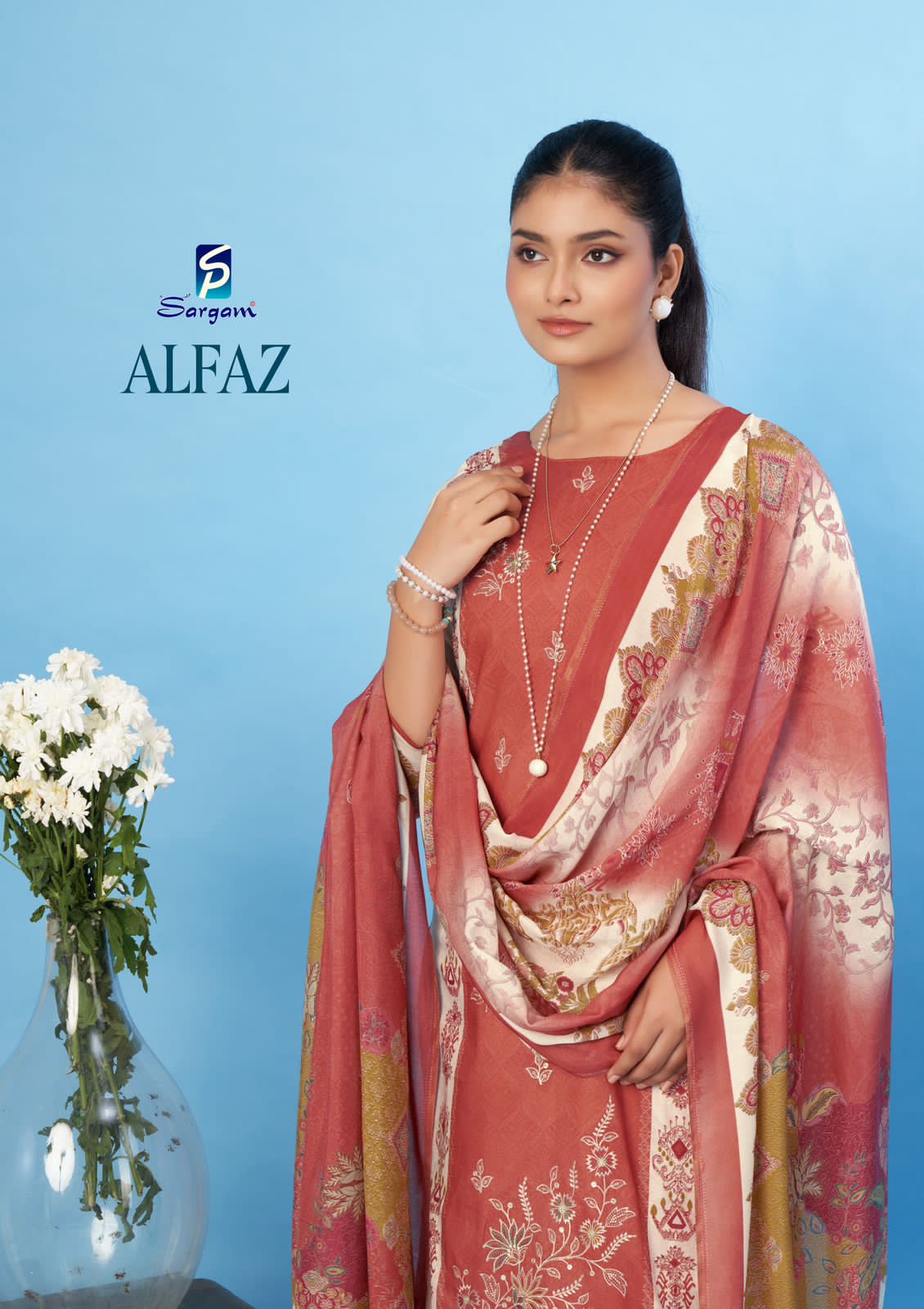 Alfaz Sargam Prints Cambric Pant Style Suits Manufacturer India