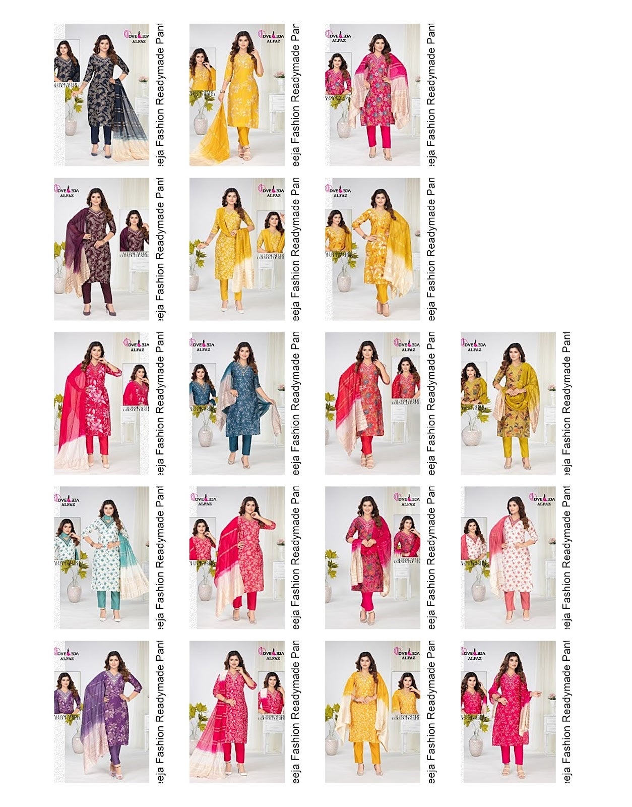 Alfaz Series Dveeja Fashion Vetican Readymade Pant Style Suits Supplier Gujarat