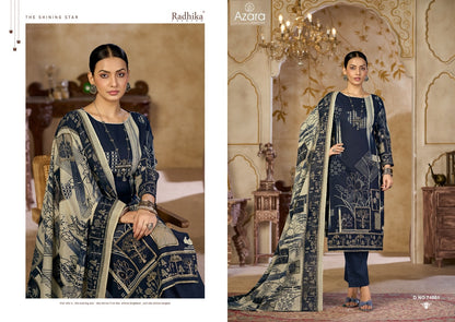 Alffaz Radhika Fashion Azara Lawn Karachi Salwar Suits Exporter