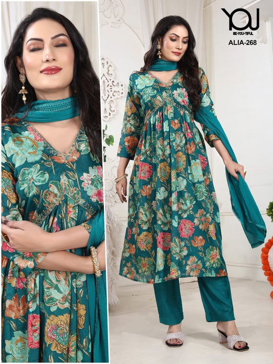 Alia Mauli You Modal Readymade Pant Style Suits Exporter Ahmedabad