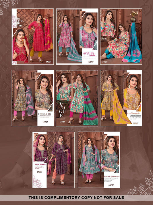 Alia Vol 931 Girinemi Rayon Foil Readymade Pant Style Suits Manufacturer
