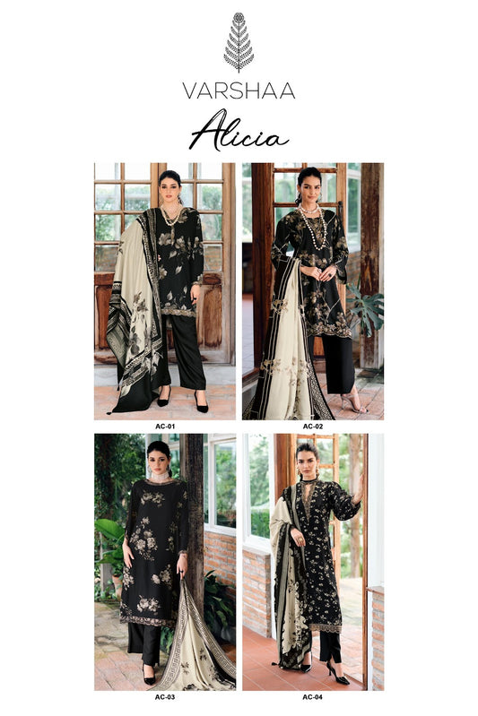 Alicia Varshaa Pashmina Suits Wholesaler Ahmedabad