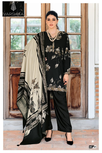 Alicia Varshaa Pashmina Suits Wholesaler Ahmedabad