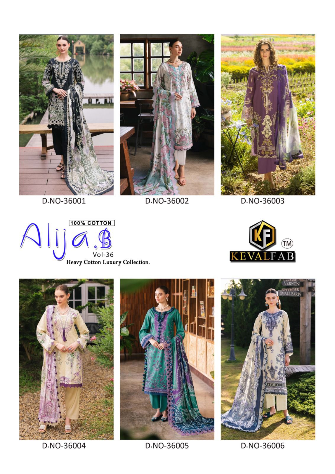 Alija B Vol 36 Heavy Cotton Luxury Collection Keval Fab Karachi Salwar Suits Manufacturer Gujarat