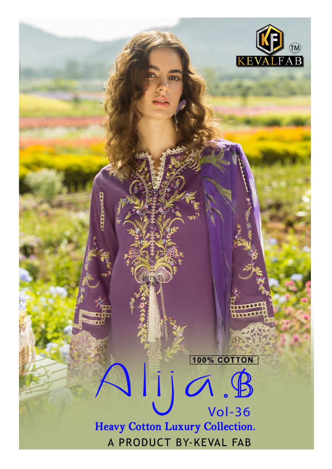 Alija B Vol 36 Heavy Cotton Luxury Collection Keval Fab Karachi Salwar Suits Manufacturer Gujarat