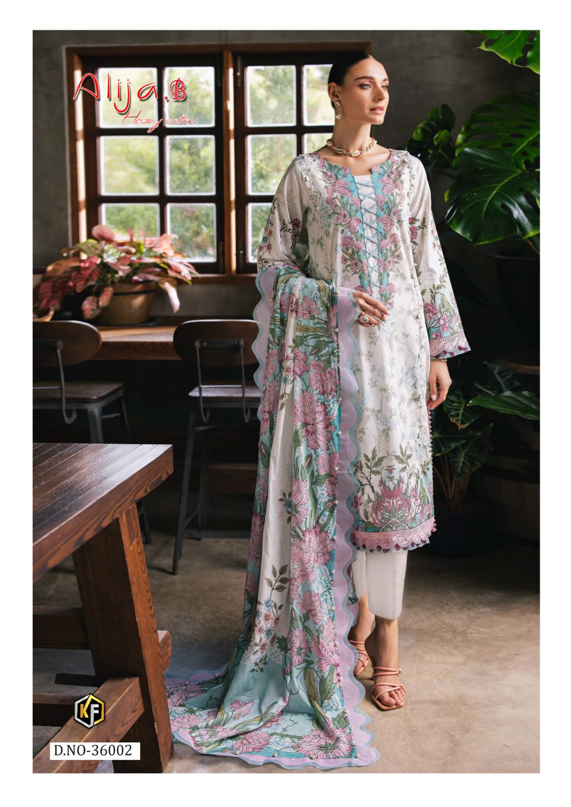 Alija B Vol 36 Heavy Cotton Luxury Collection Keval Fab Karachi Salwar Suits Manufacturer Gujarat