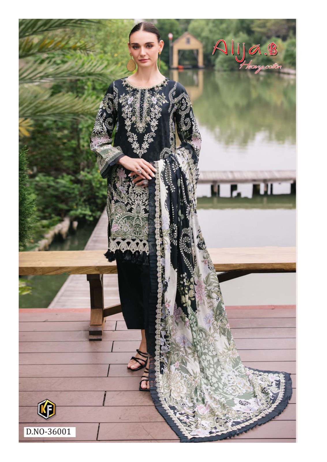 Alija B Vol 36 Heavy Cotton Luxury Collection Keval Fab Karachi Salwar Suits Manufacturer Gujarat