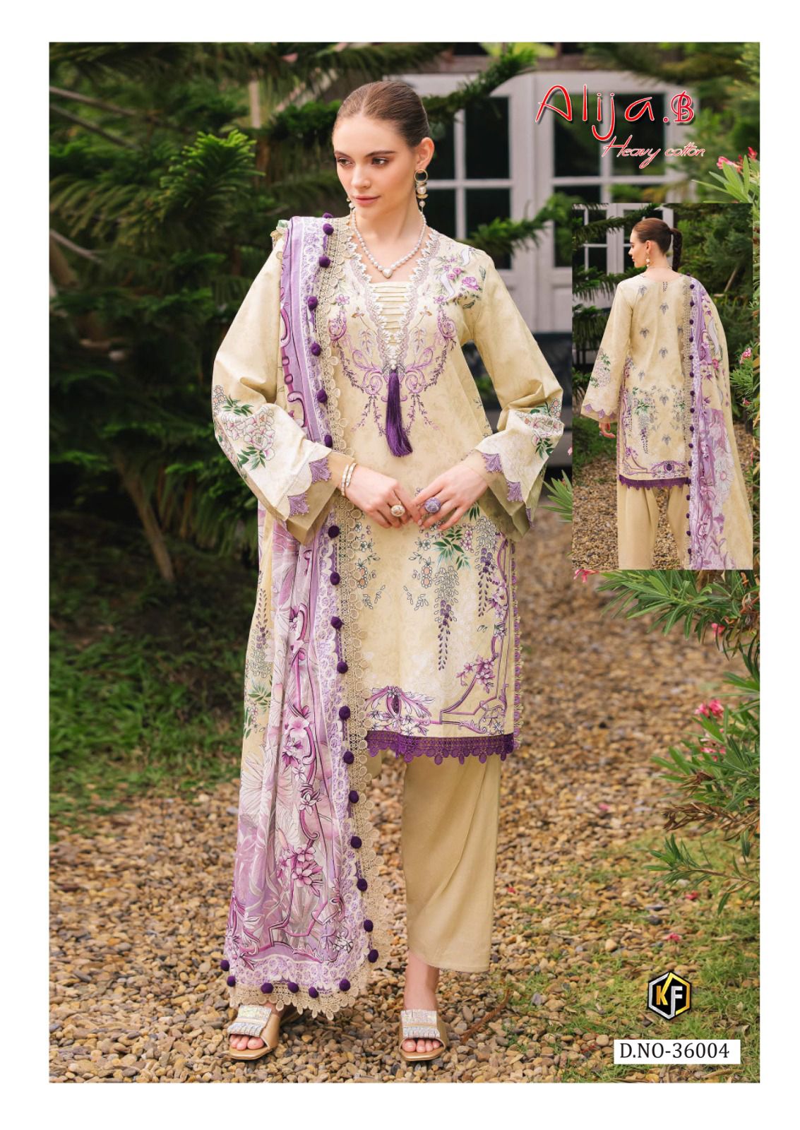 Alija B Vol 36 Heavy Cotton Luxury Collection Keval Fab Karachi Salwar Suits Manufacturer Gujarat