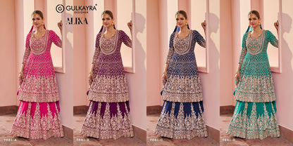Alika Gulkayra Designer Georgette Readymade Suits Manufacturer