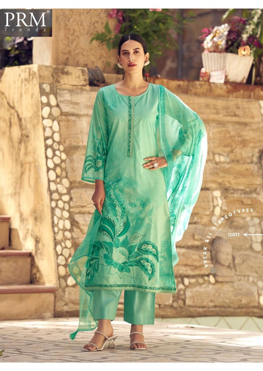 Alika Prm Trendz Pure Lawn Pant Style Suits Wholesale Price