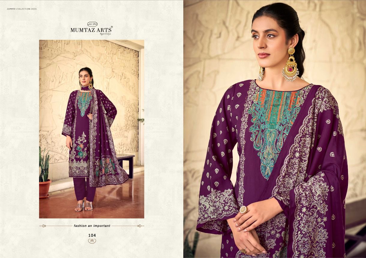 Alina Mumtaz Arts Viscose Muslin Karachi Salwar Suits Wholesaler Ahmedabad