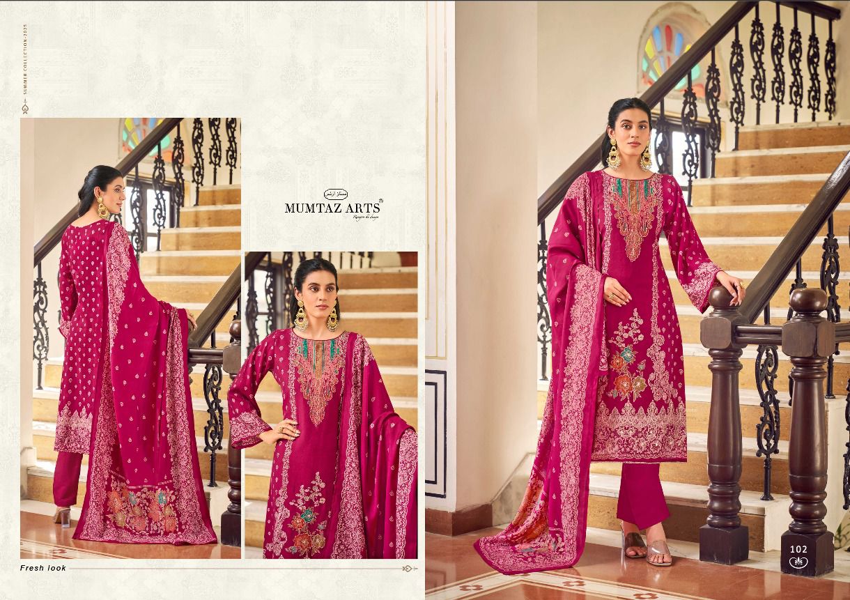 Alina Mumtaz Arts Viscose Muslin Karachi Salwar Suits Wholesaler Ahmedabad