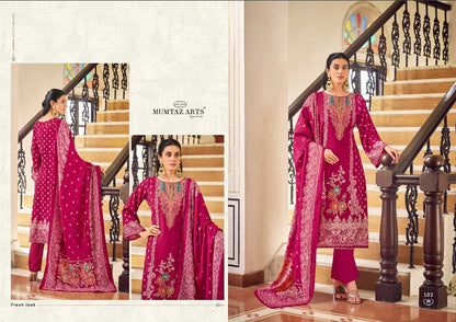 Alina Mumtaz Arts Viscose Muslin Karachi Salwar Suits Wholesaler Ahmedabad