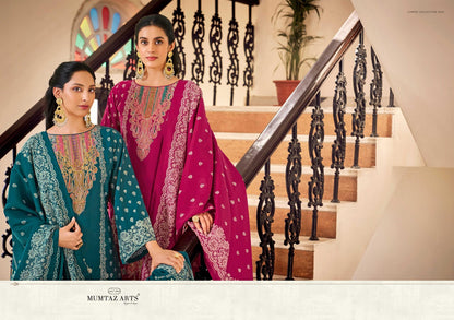 Alina Mumtaz Arts Viscose Muslin Karachi Salwar Suits Wholesaler Ahmedabad