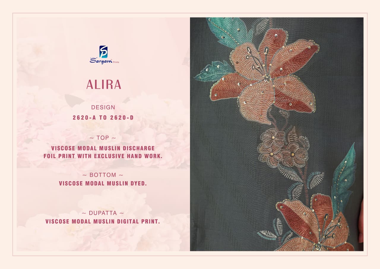 Alira Sargam Prints Viscose Modal Pant Style Suits Wholesale Price