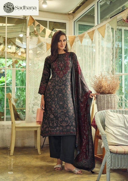 Alisa Sadhana Pure Viscose Pashmina Suits Wholesale Price