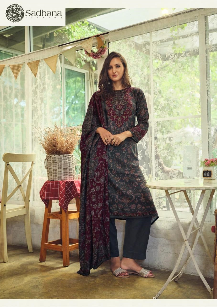 Alisa Sadhana Pure Viscose Pashmina Suits Wholesale Price