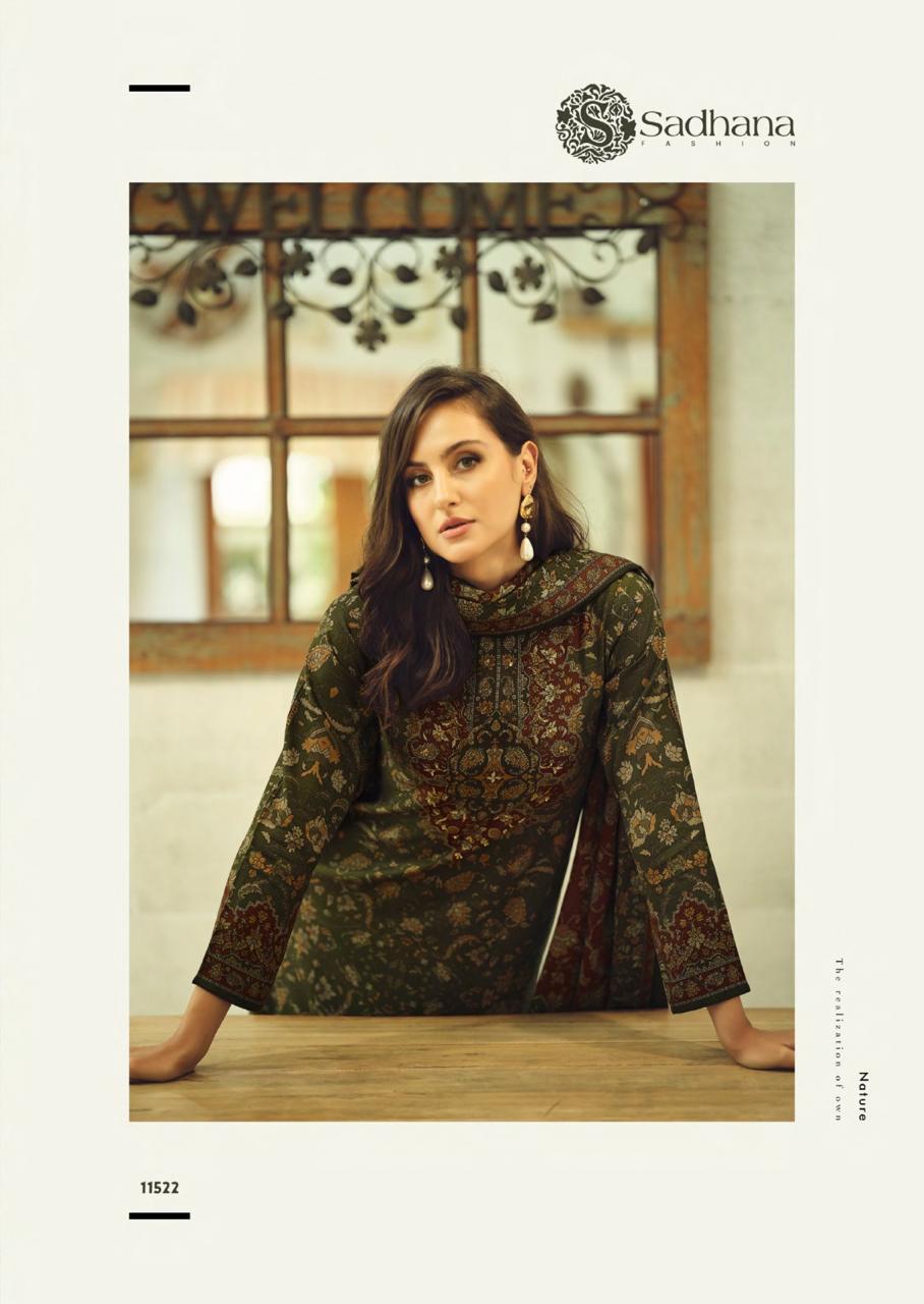 Alisa Sadhana Pure Viscose Pashmina Suits Wholesale Price