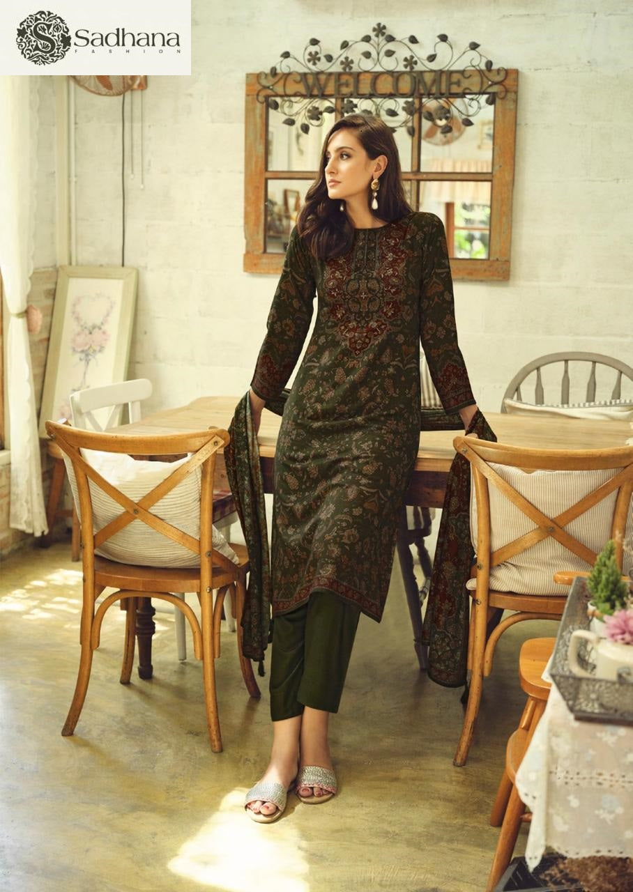 Alisa Sadhana Pure Viscose Pashmina Suits Wholesale Price