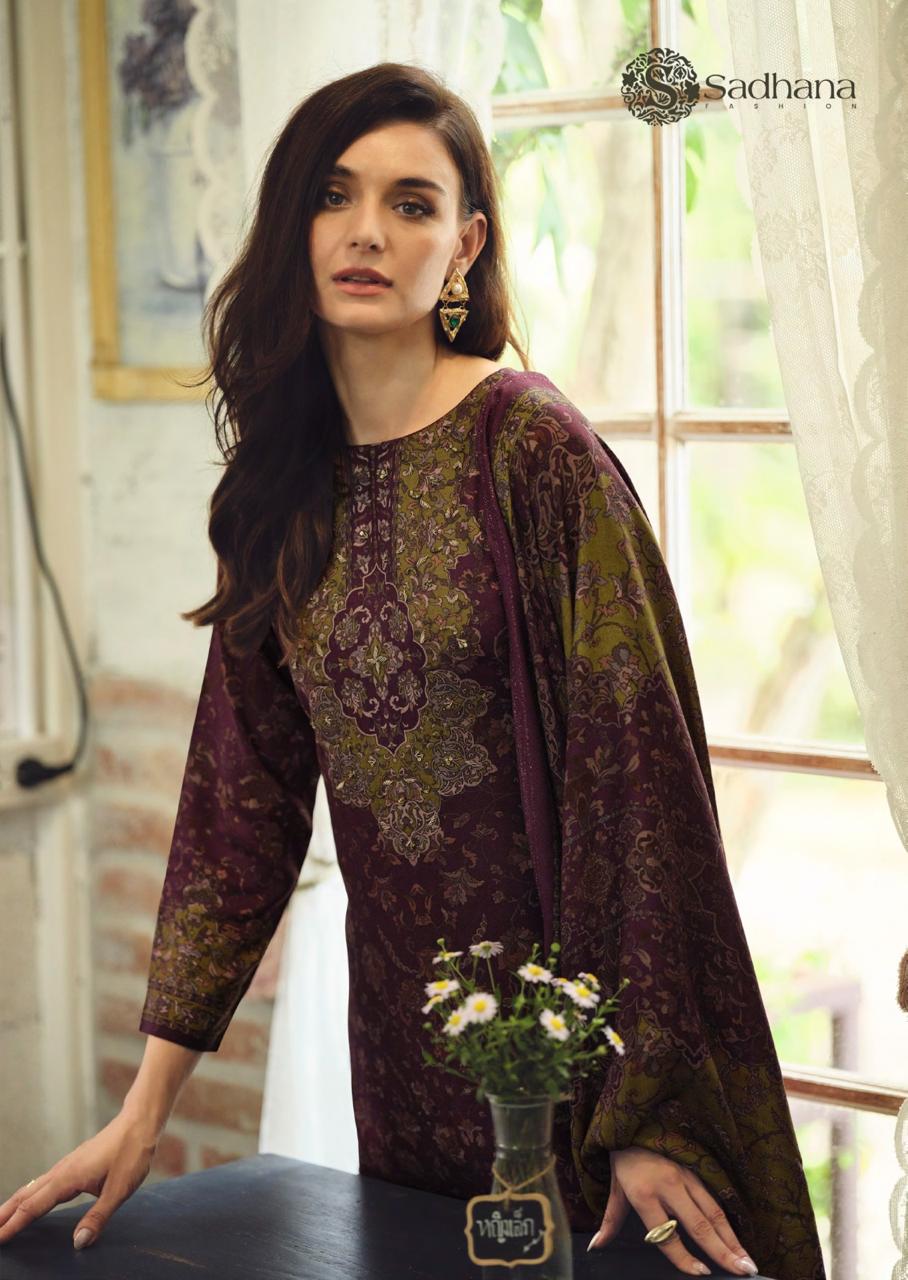 Alisa Sadhana Pure Viscose Pashmina Suits Wholesale Price