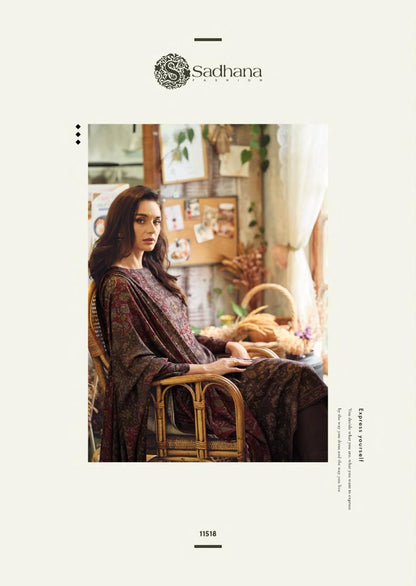 Alisa Sadhana Pure Viscose Pashmina Suits Wholesale Price