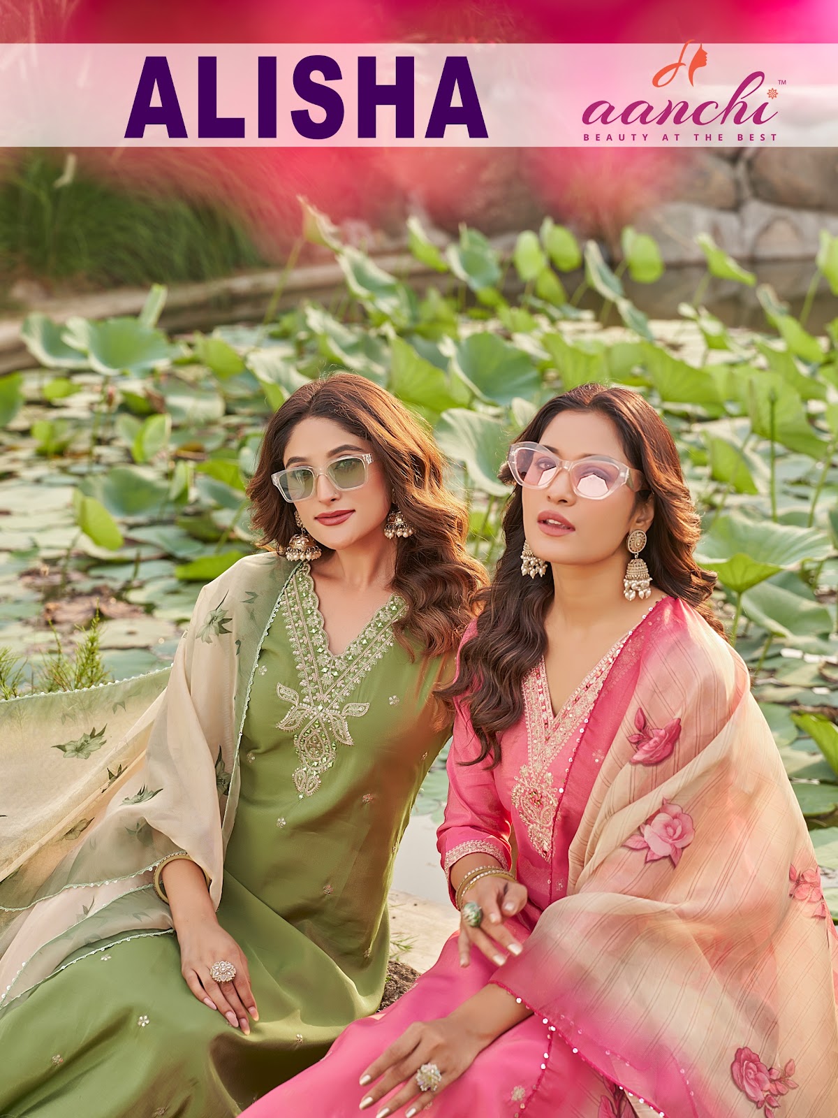 Alisha Aanchi Roman Readymade Pant Style Suits Wholesaler Ahmedabad