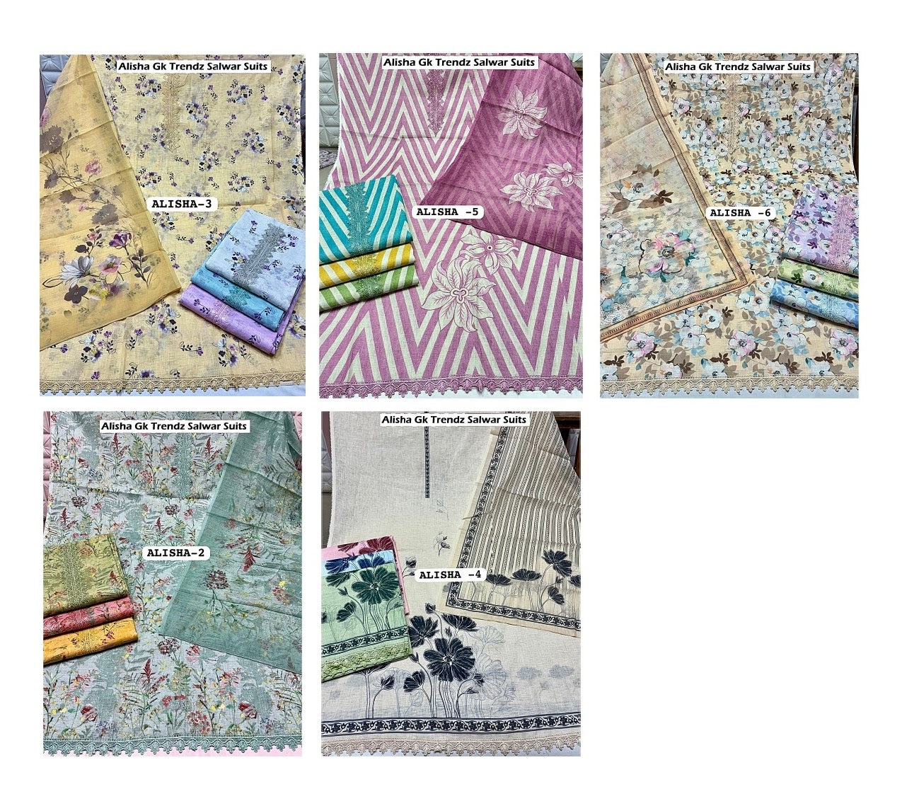Alisha Gk Trendz Cotton Linen Salwar Suits Wholesaler Ahmedabad