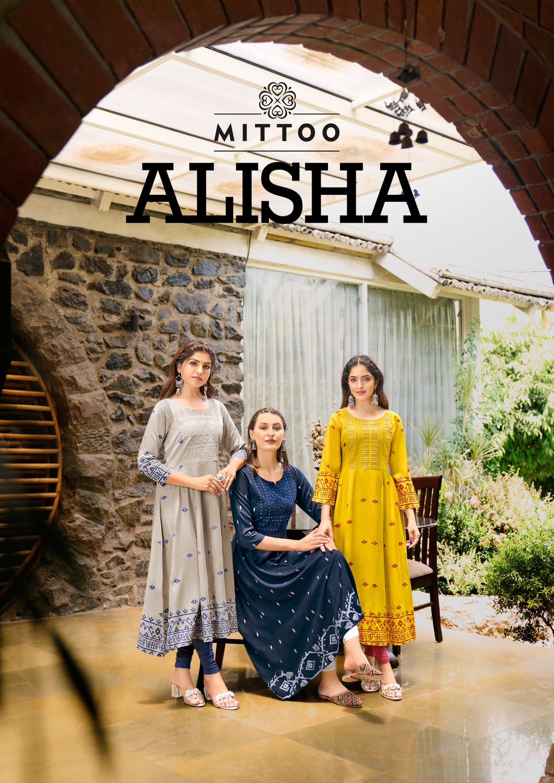 Alisha Mittoo Rayon Anarkali Kurtis Exporter India