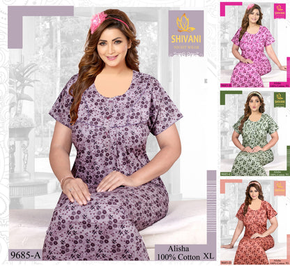 Alisha Shivani Night Gowns Wholesale Price