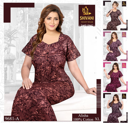 Alisha Shivani Night Gowns Wholesale Price