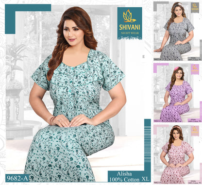 Alisha Shivani Night Gowns Wholesale Price