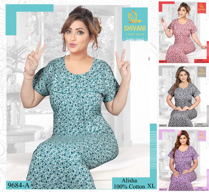 Alisha Shivani Night Gowns Wholesale Price