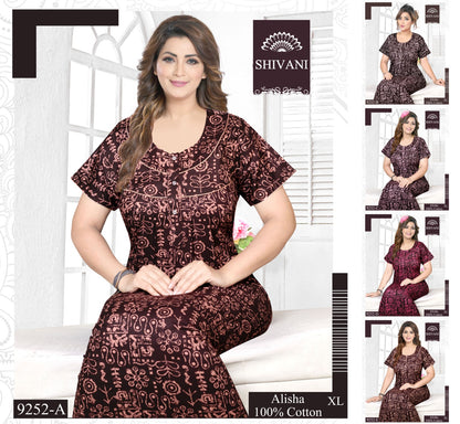 Alisha Shivani Night Gowns Wholesale Price
