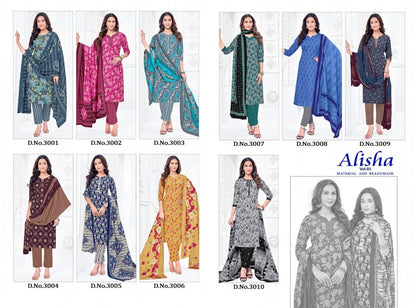 Alisha Vol 3 Deepkala Cotton Dress Material Supplier Gujarat