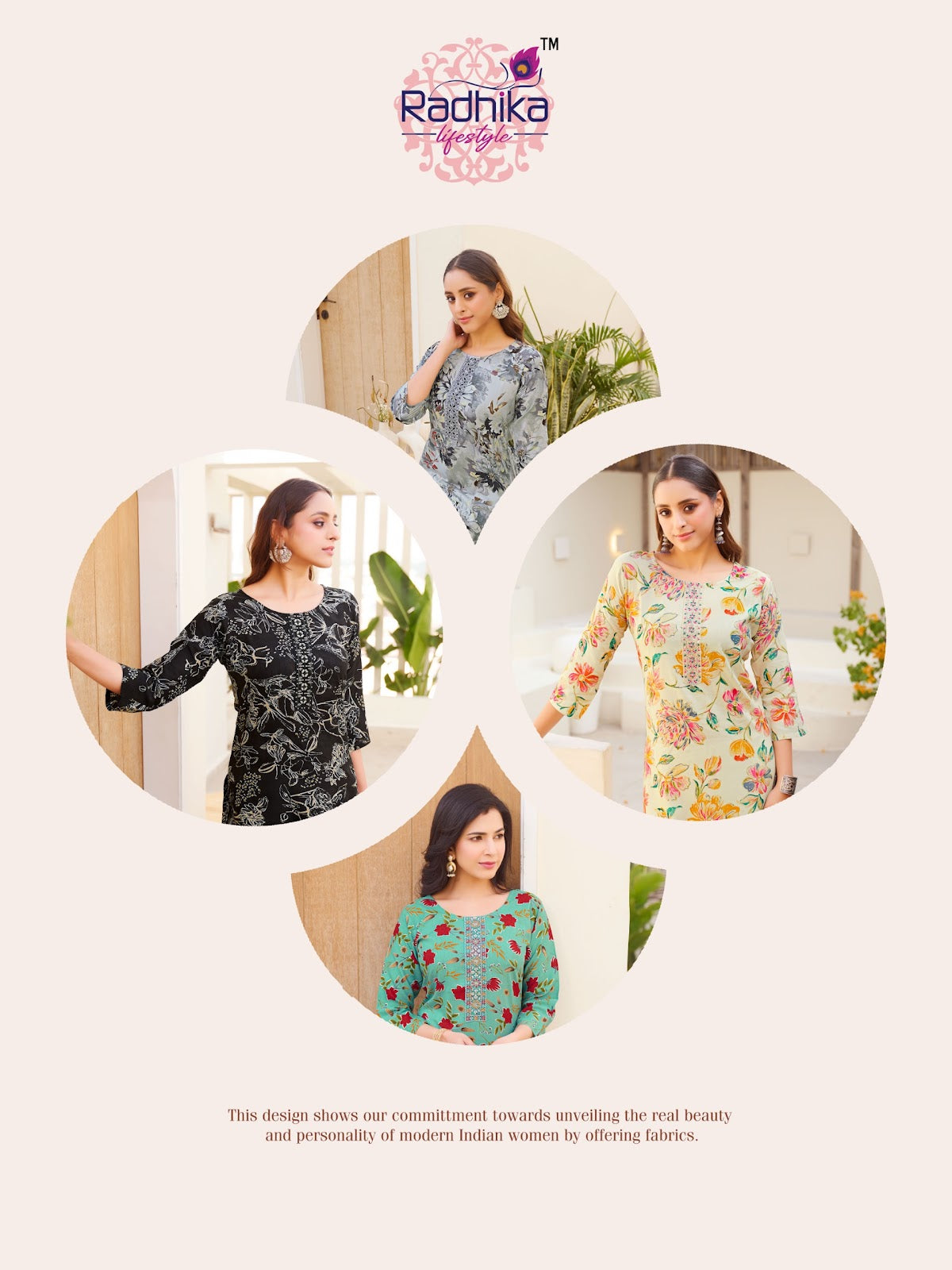 Alisha Vol 5 Radhika Lifestyle Reyon Straight Cut Kurtis Wholesale