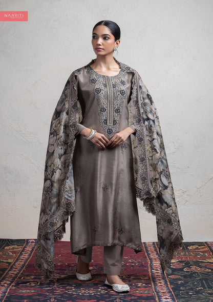 Alishi Naariti Silk Pant Style Suits Wholesale Price