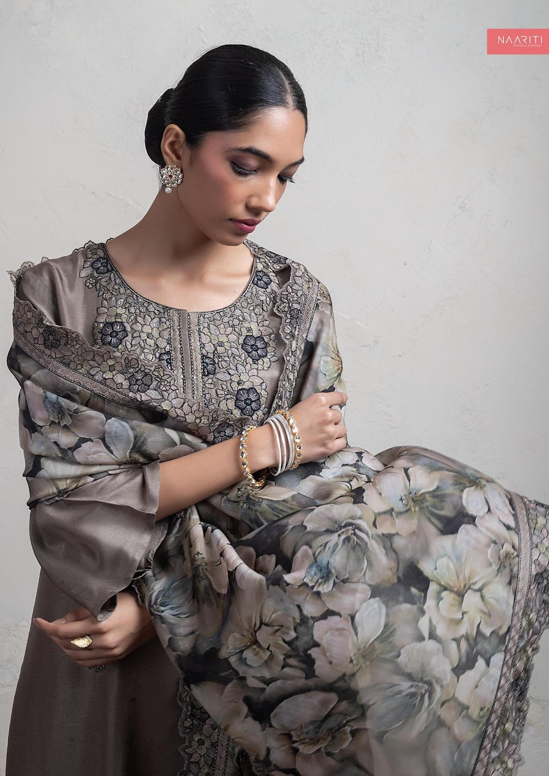 Alishi Naariti Silk Pant Style Suits Wholesale Price