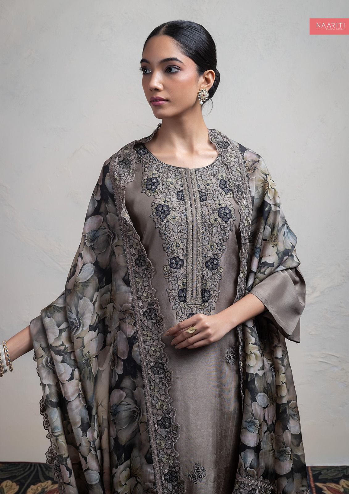 Alishi Naariti Silk Pant Style Suits Wholesale Price