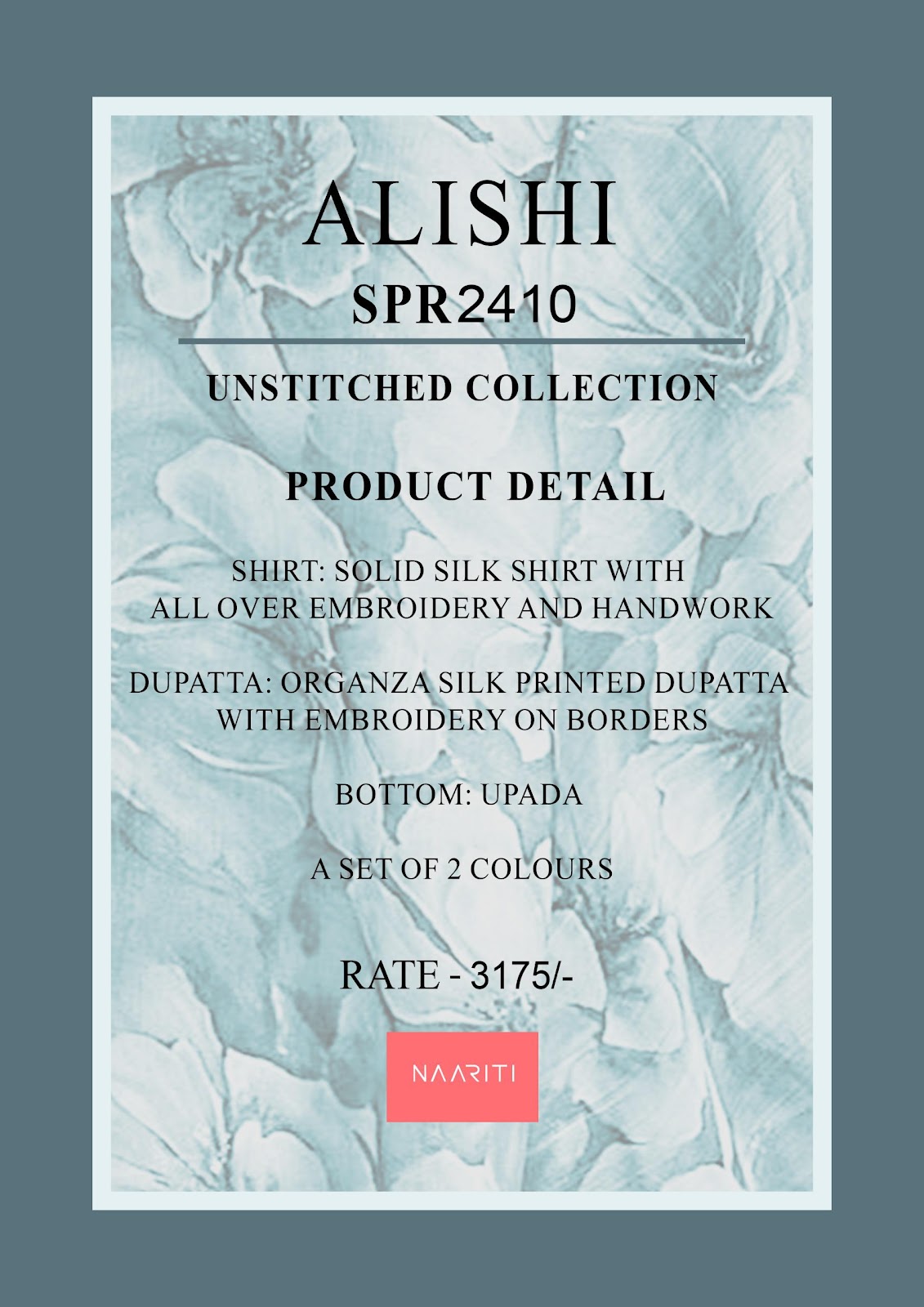 Alishi Naariti Silk Pant Style Suits Wholesale Price