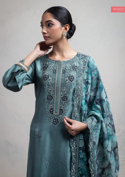 Alishi Naariti Silk Pant Style Suits Wholesale Price