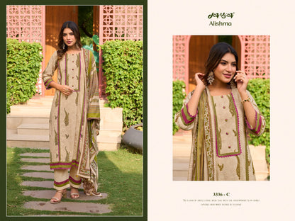 Alishma 3336 Jay Vijay Cotton Pant Style Suits Wholesale Price