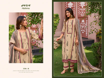 Alishma 3336 Jay Vijay Cotton Pant Style Suits Wholesale Price