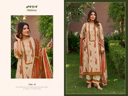 Alishma 3336 Jay Vijay Cotton Pant Style Suits Wholesale Price