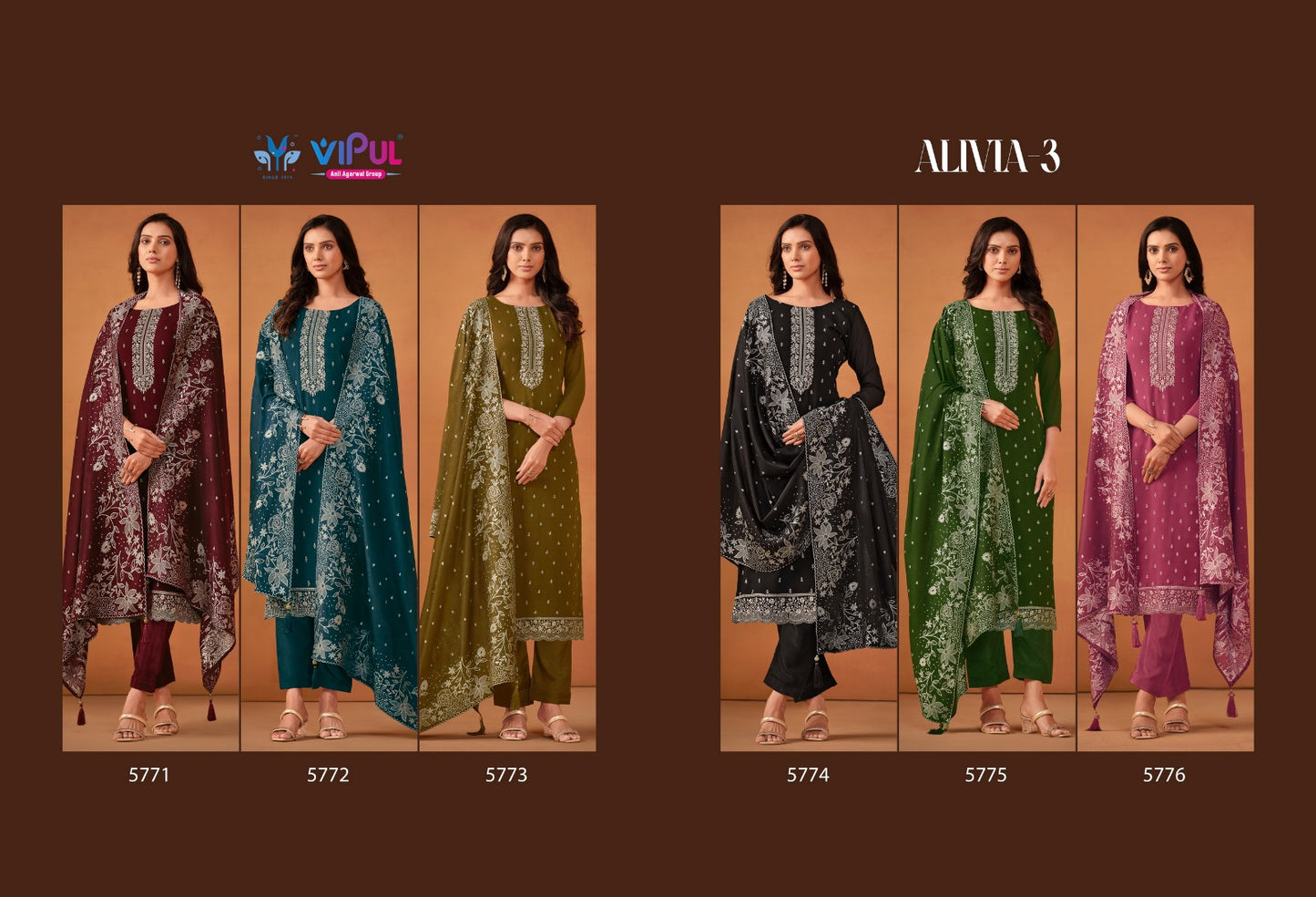 Alivia Vol 3 Vipul Georgette Pant Style Suits
