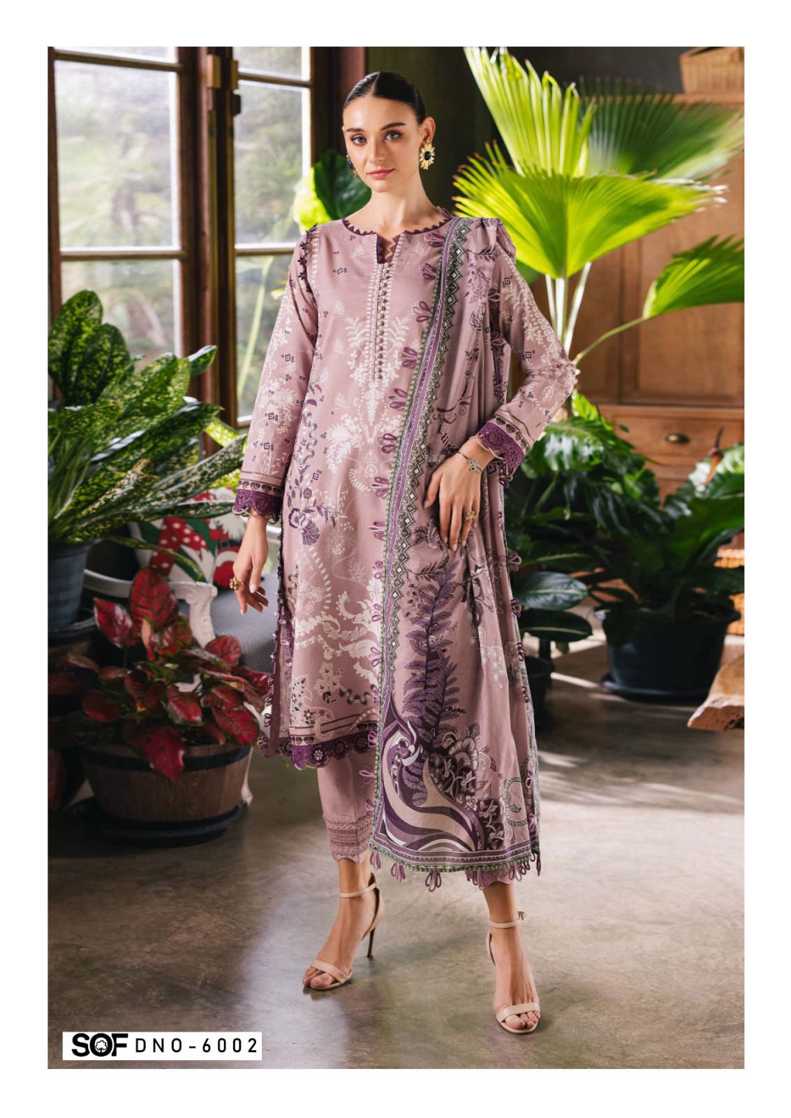 Aliya B Vol 6 Shree Om Lawn Cotton Karachi Salwar Suits Supplier Gujarat