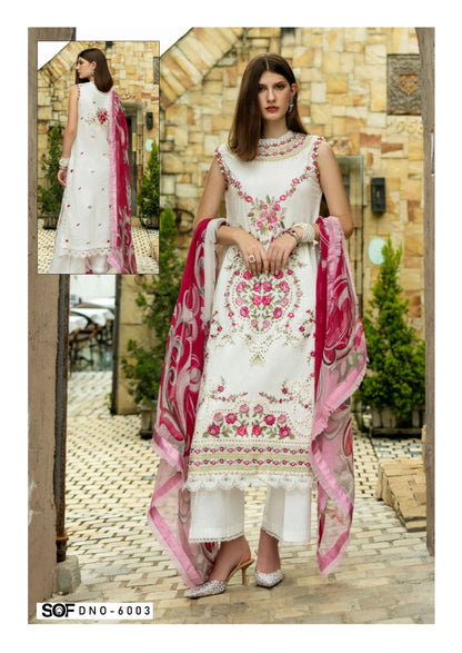 Aliya B Vol 6 Shree Om Lawn Cotton Karachi Salwar Suits Supplier Gujarat